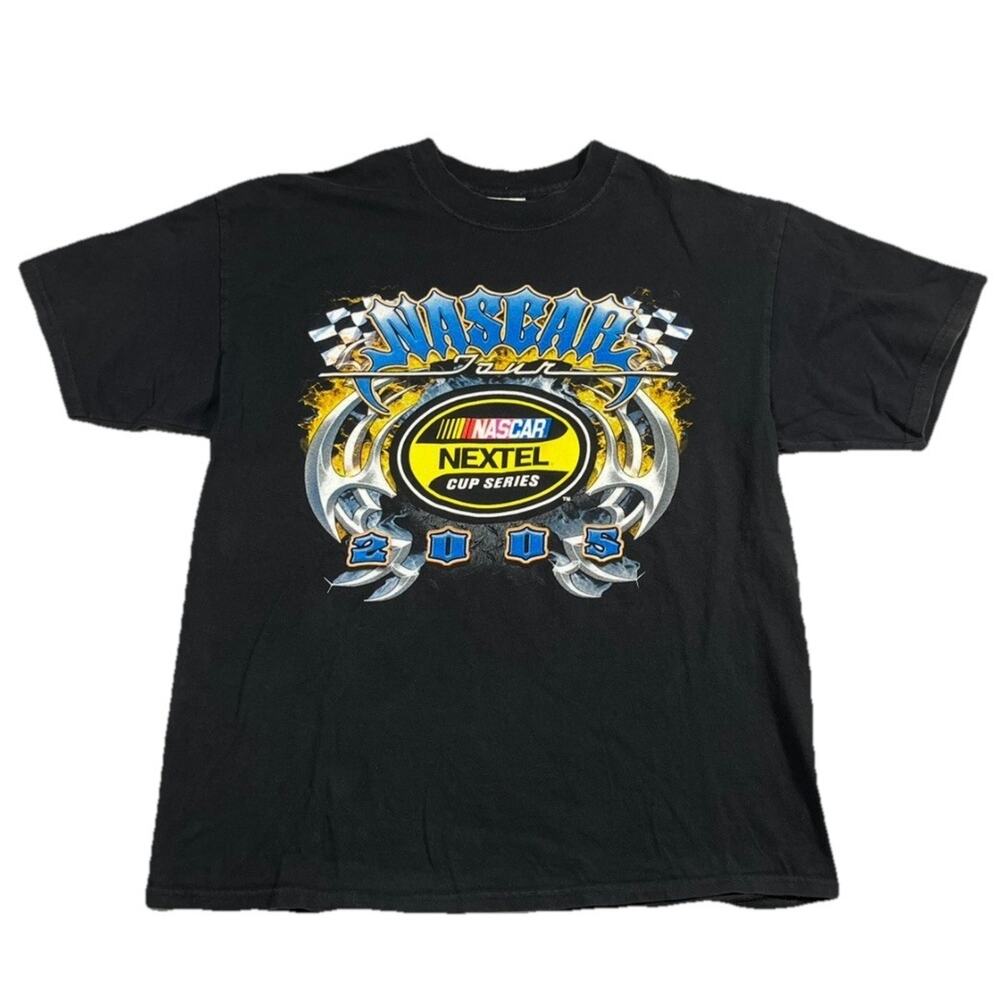 Vintage 2005 NASCAR Nextel Cup Series Double Sided Racing T Shirt XL